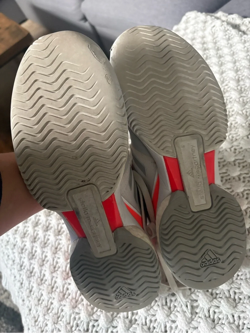 Adidas Stella McCartney Women Barricade Tennis Boost Shoes 8 - Picture 4 of 7